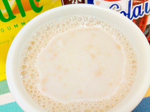 ホッと☆レモンコーラ風味ミルクプーアール茶♪